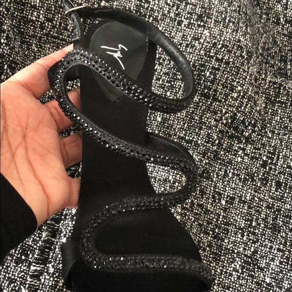 Giuseppe Zanotti Swarovski black crystal stilettos - Picture 4 of 4